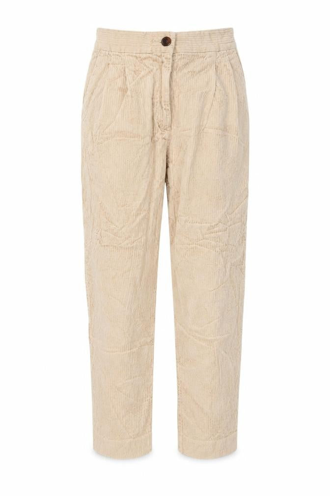 H&M Womens Beige Cotton Chino Trousers Size 10 L25 in Regular Button