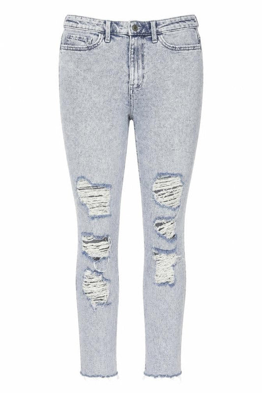 Hollister Womens Blue Cotton Skinny Jeans Size 27 in L30 in Regular Zip