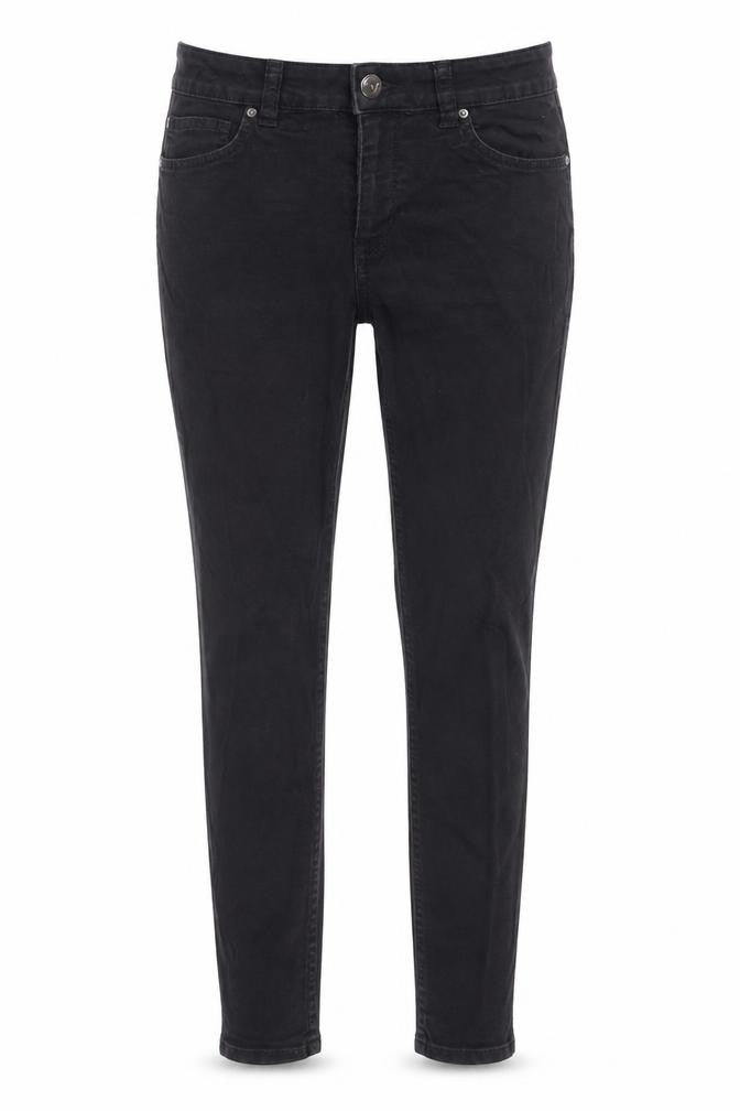 Divided by H&M Womens Black Cotton Skinny Jeans Size 8 L28 in Slim Zip