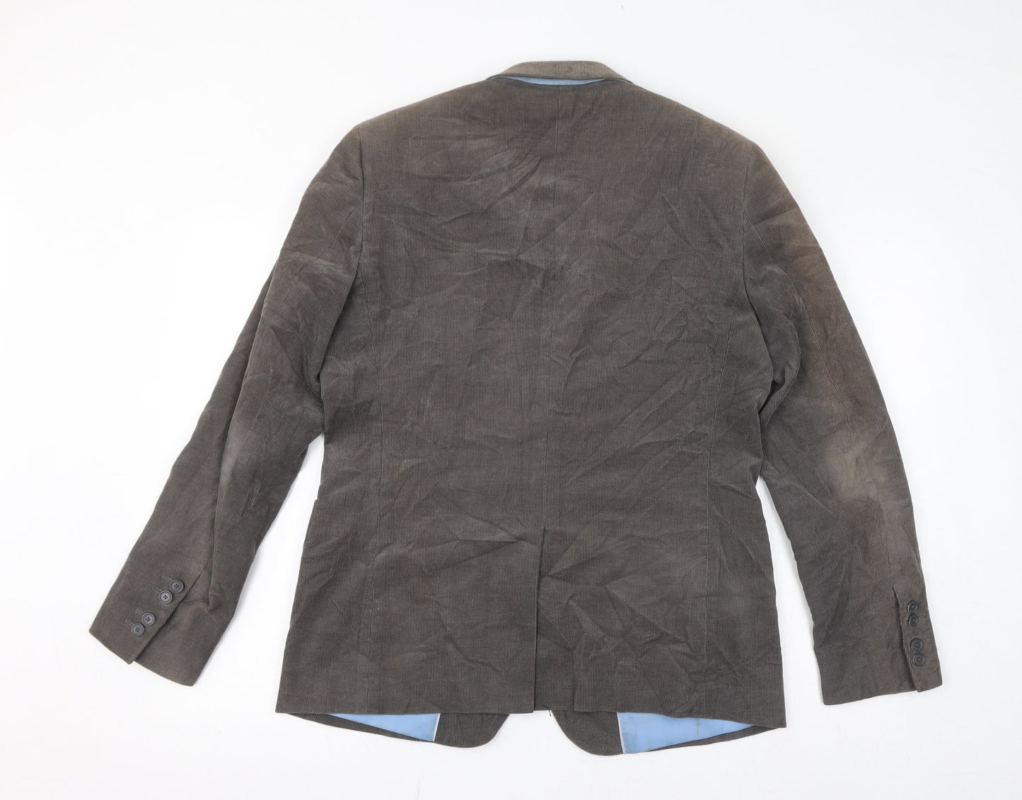 Peter Werth Mens Brown Cotton Jacket Blazer Size 40 Regular