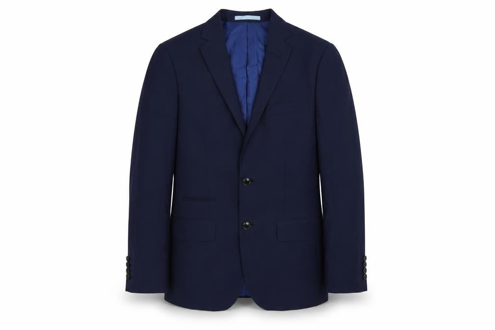 Marks and Spencer Mens Blue Wool Jacket Suit Jacket Size 36 Regular