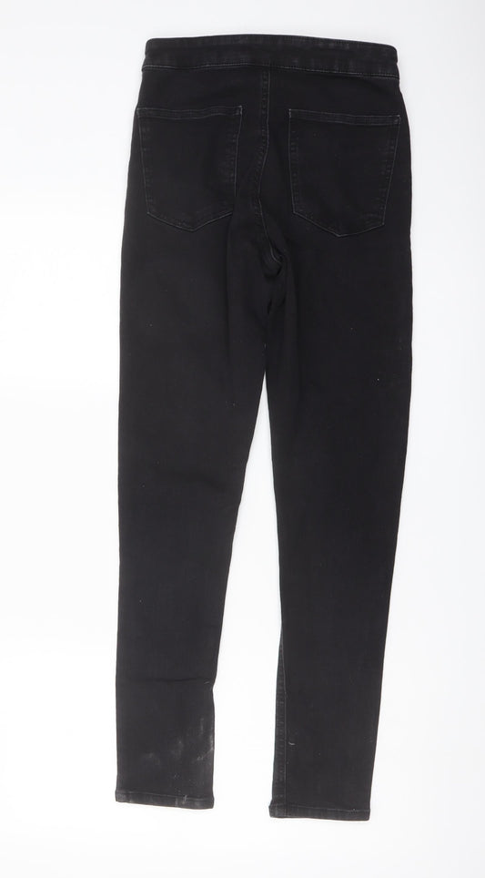 Don't Call Me Womens Black Cotton Jegging Jeans Size 24 in L27 in Regular Button