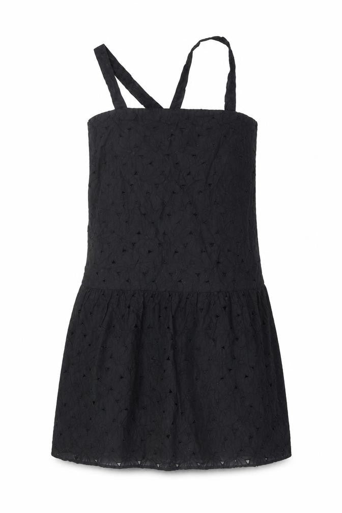 Uniqlo Womens Black Cotton Mini Size S Square Neck Zip