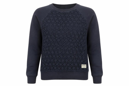Womens UK 6 Regular Jack Wills Black Pullover Sweatshirt