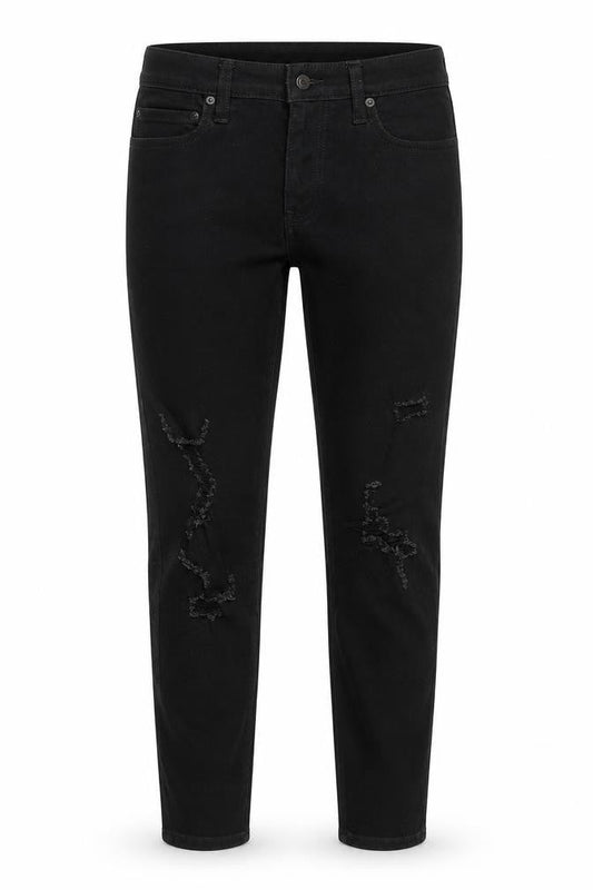 Hollister Womens Black Cotton Skinny Jeans Size 30 L30 in Slim Zip