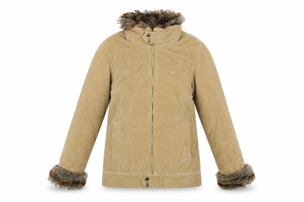 Crew Clothing Beige Jacket Size 8 Zip