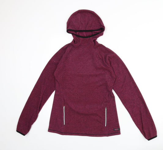 Marc New York Womens Pink Polyester Pullover Hoodie Size S Zip