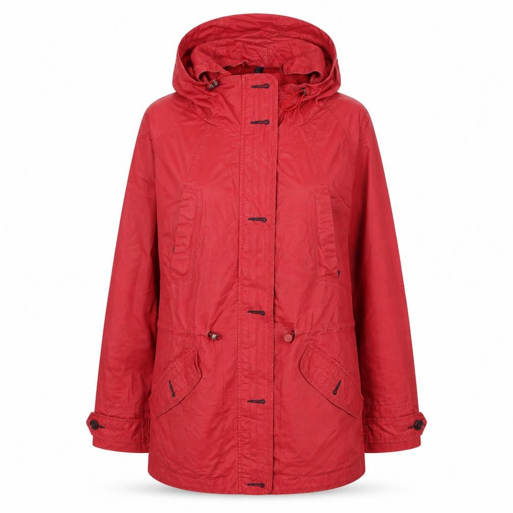 Next Womens Red Rain Coat Coat Size 12 Zip