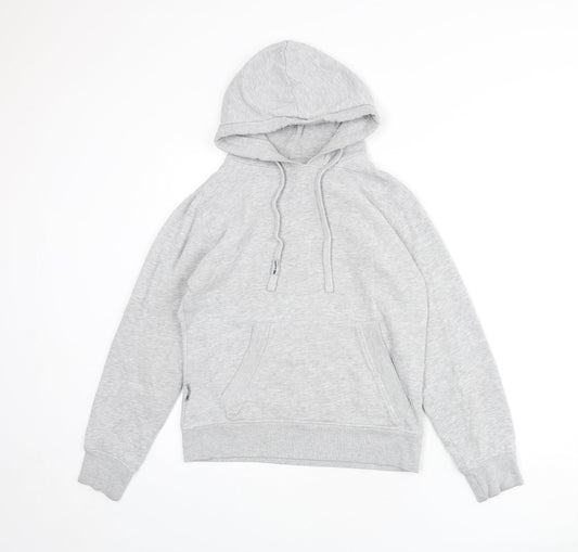 Tresspass Womens Grey Cotton Pullover Hoodie Size S Pullover