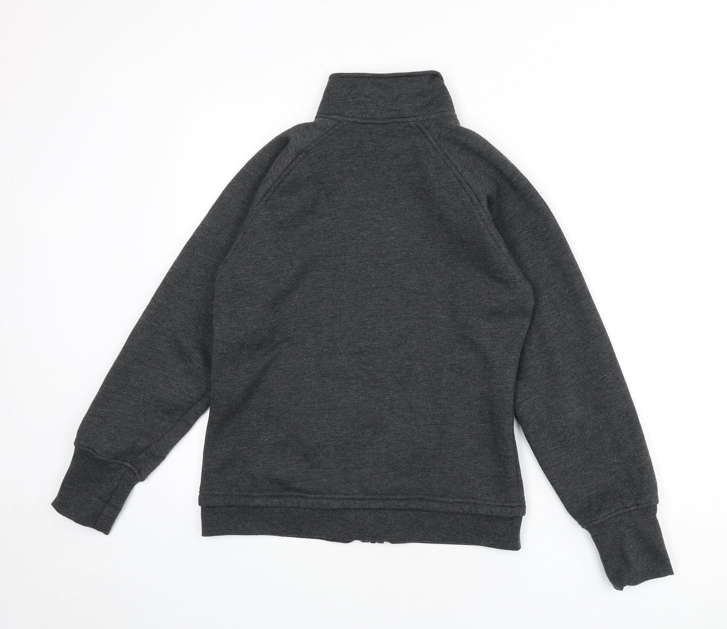 LA Gear Womens Grey Polyester Full Zip Sweatshirt Size 10 Zip