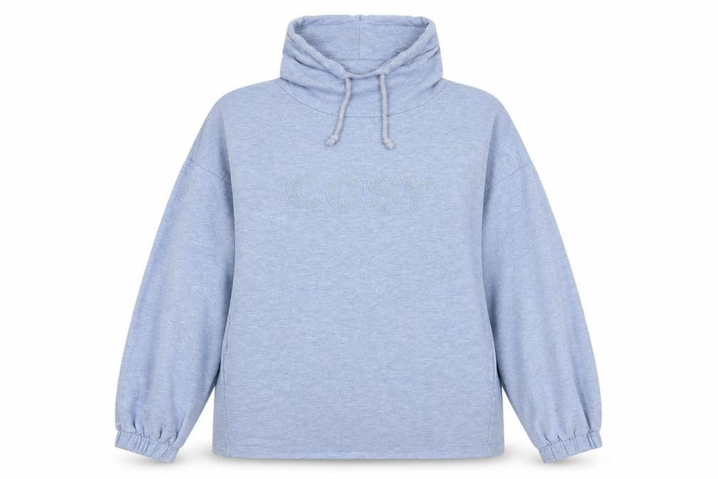 Marks and Spencer Womens Grey Viscose Pullover Sweatshirt Size 16 Pullover