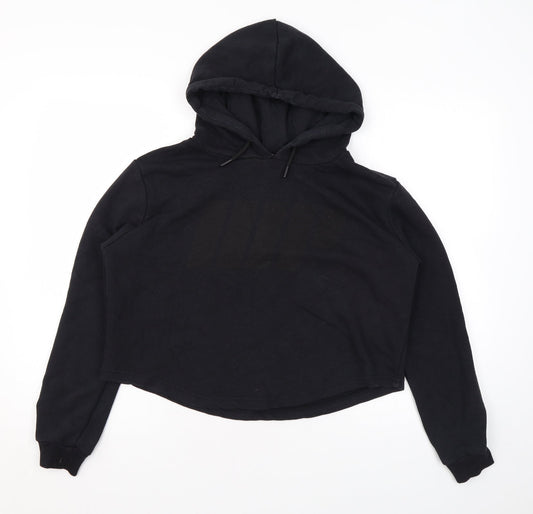Myprotein Womens Black Polyester Pullover Hoodie Size M Pullover - Logo