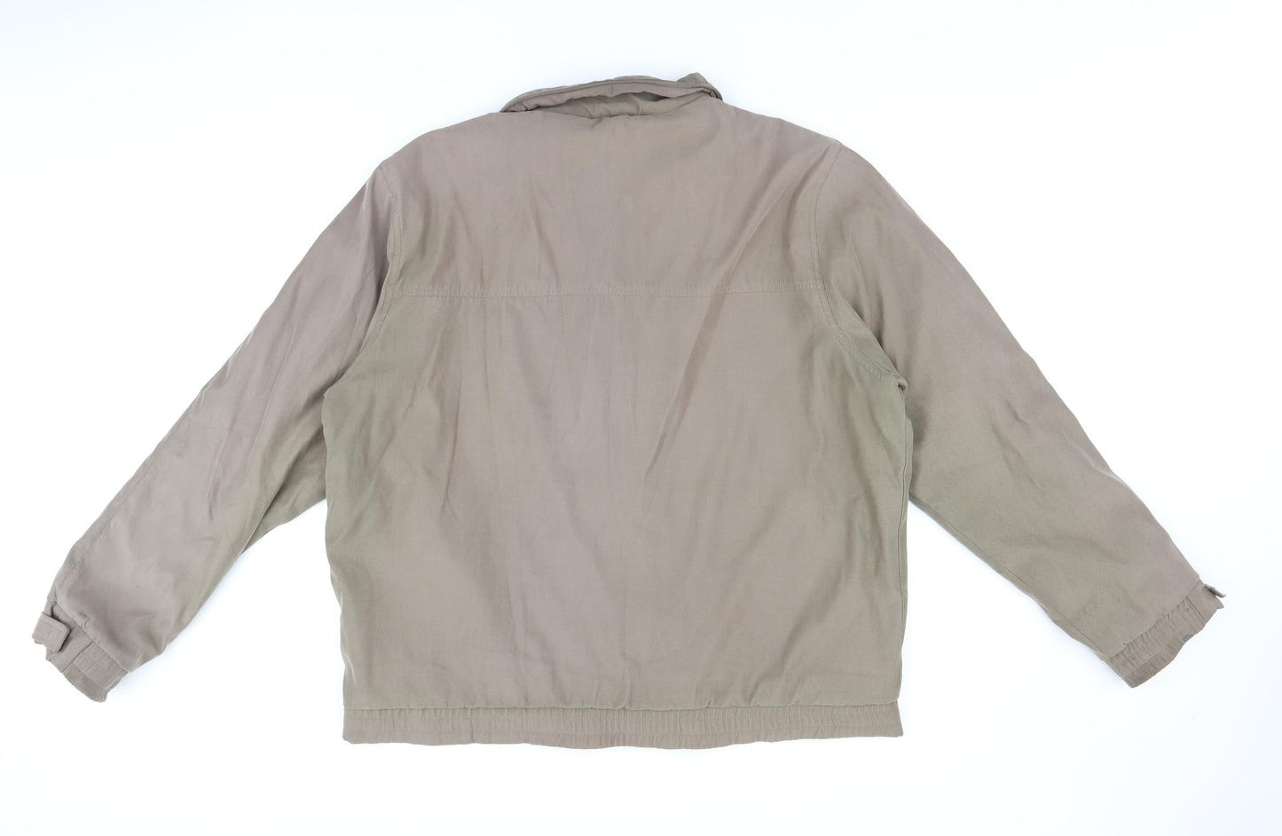 Atlantic Bay Mens Brown Jacket Coat Size XL Zip