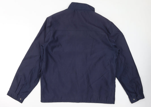 Hutson Harbour Womens Blue Jacket Size L Zip