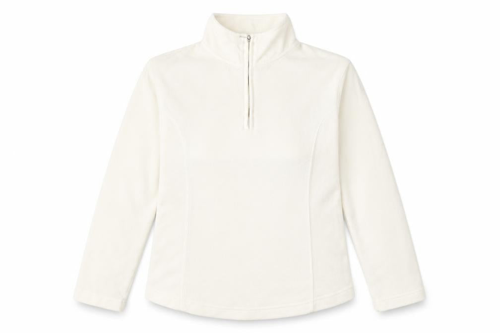 Active Womens Ivory Polyester Pullover Sweatshirt Size 10 Pullover - Size 10-12