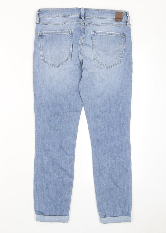 Hidden Jeans Womens Blue Cotton Skinny Jeans Size 28 in L25 in Regular Zip - Pockets