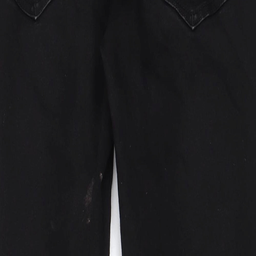 Asylum Womens Black Cotton Skinny Jeans Size 30 in L27 in Regular Zip - Pockets