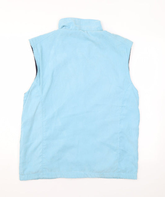 Outdoor Countrywear Womens Blue Gilet Coat Size S Zip