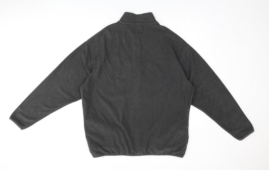 ASOS Mens Grey Polyester Full Zip Sweatshirt Size S