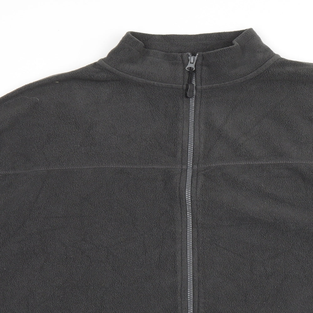 ASOS Mens Grey Polyester Full Zip Sweatshirt Size S