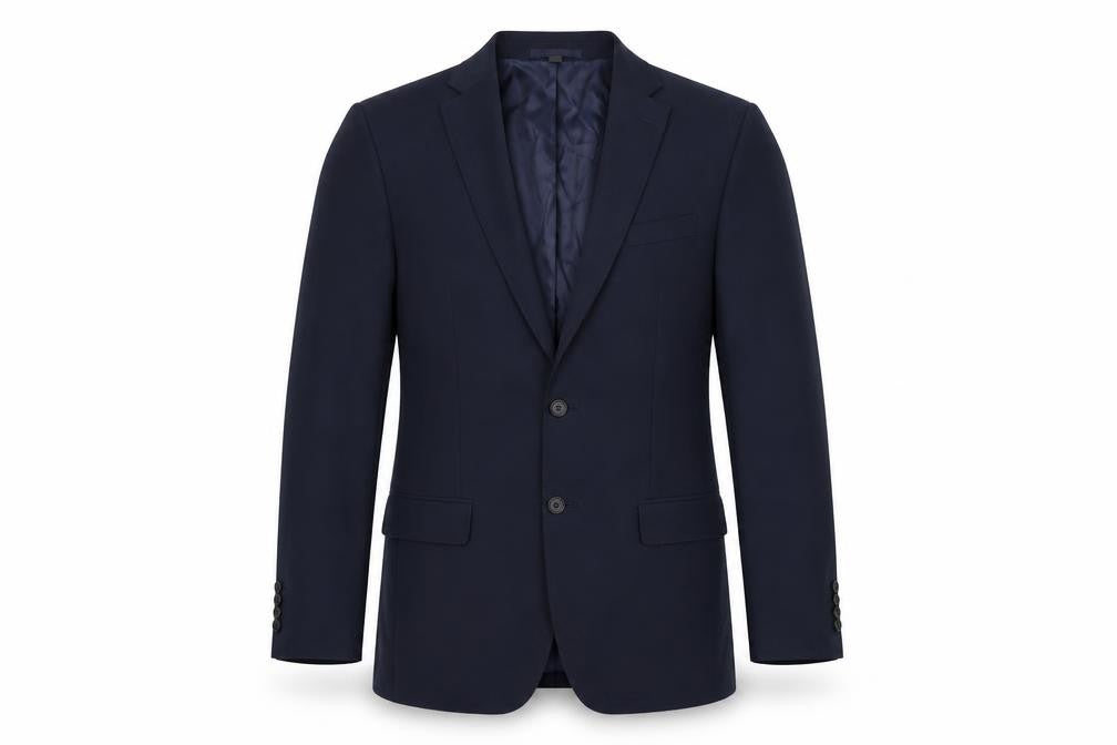 Marks and Spencer Mens Blue Wool Jacket Suit Jacket Size 38 Regular