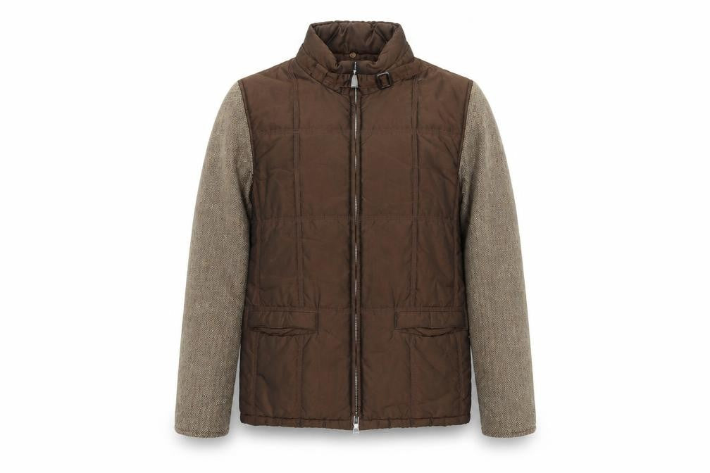 Marie Valois Womens Brown Jacket Coat Size M Zip