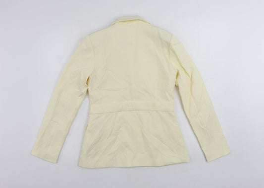 4th+ Reckless Womens Ivory Jacket Blazer Size 6 Button