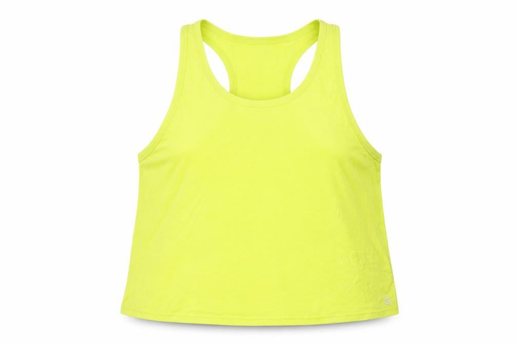 Goodmove Womens Green Polyester Basic Tank Size 18 Scoop Neck Pullover