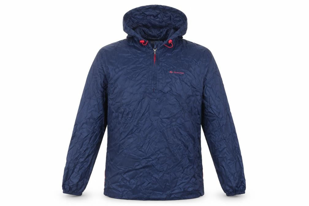 Quechua Mens Blue Anorak Jacket Size S Zip