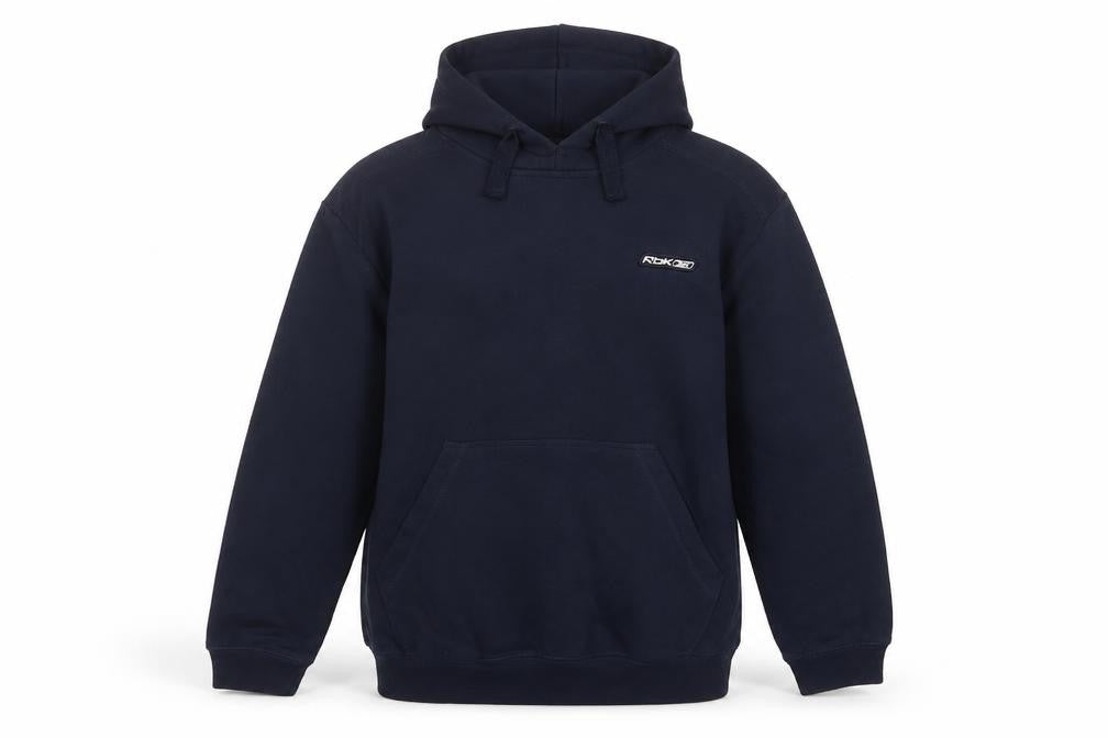 Reebok Boys Blue Cotton Pullover Hoodie Size 10 Years Pullover - Logo, Pockets