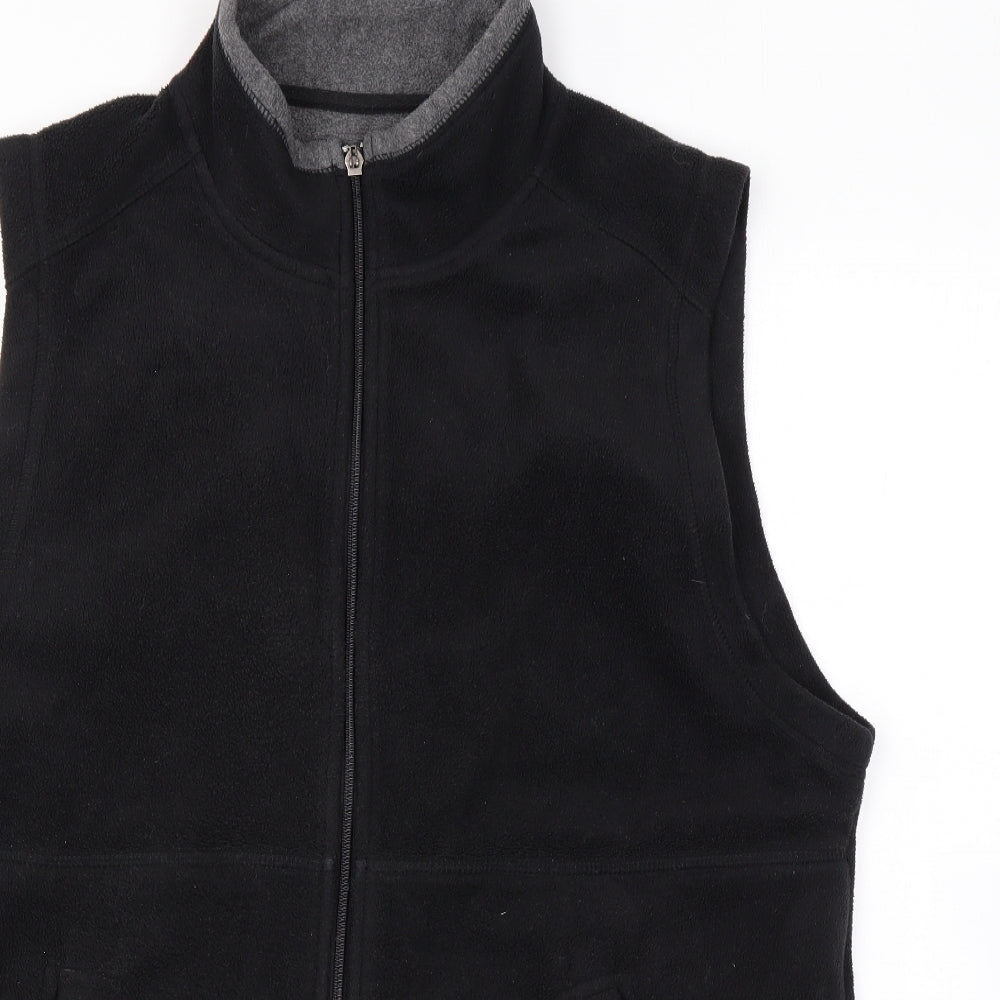 EWM Womens Black Jacket Size M Zip