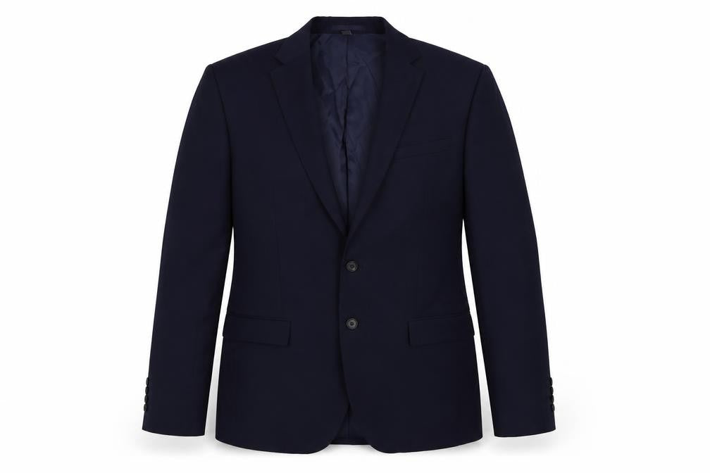 Marks and Spencer Mens Blue Wool Jacket Suit Jacket Size 40 Regular