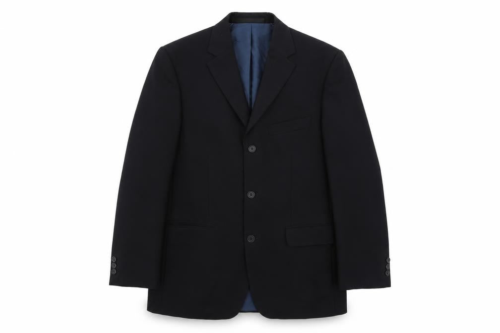 Marks and Spencer Mens Blue Polyester Jacket Suit Jacket Size 38 Regular
