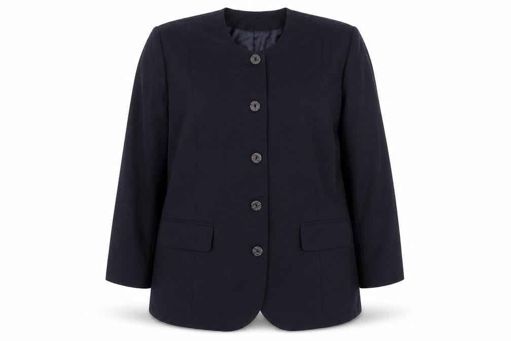 St Bernard Womens Blue Jacket Blazer Size 20 Button