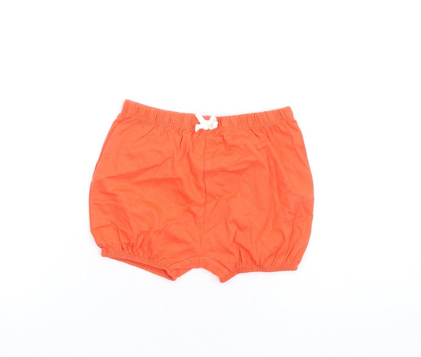 Marks and Spencer Girls Red Cotton Sweat Shorts Size 2-3 Years Regular