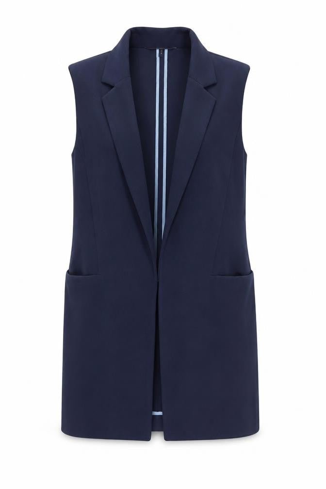 Next Womens Blue Jacket Waistcoat Size 10
