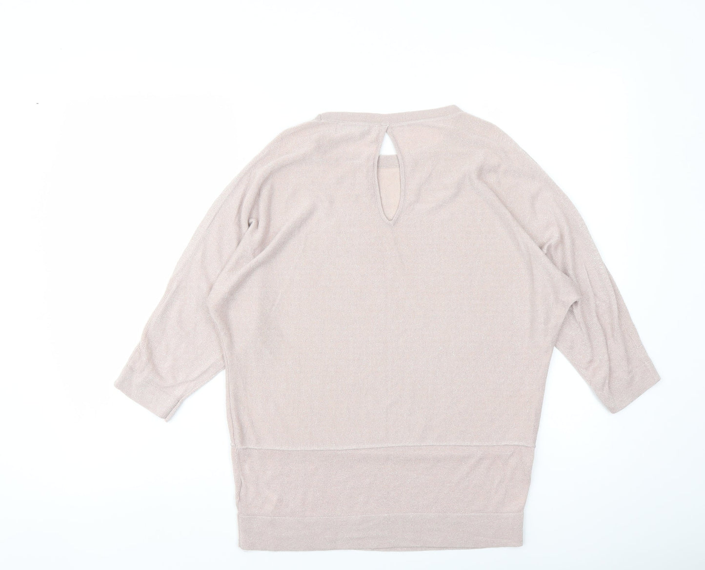 NEXT Womens Pink Round Neck Camel Pullover Jumper Size 10