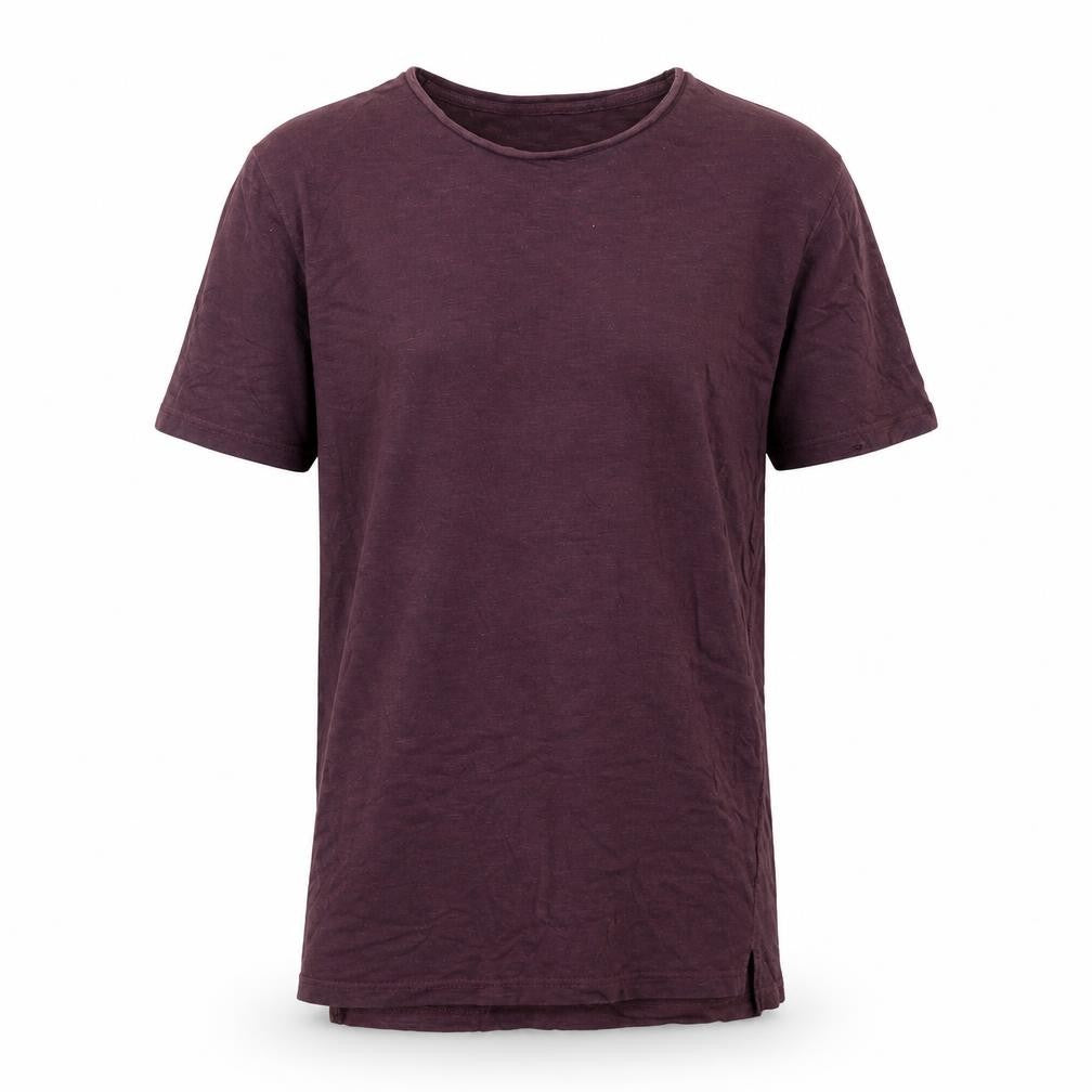 River Island Mens Red Polyester T-Shirt Size XS Round Neck