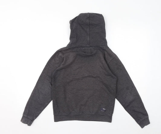 Troy Lee Designs Boys Grey Polyester Pullover Hoodie Size M Pullover - Logo