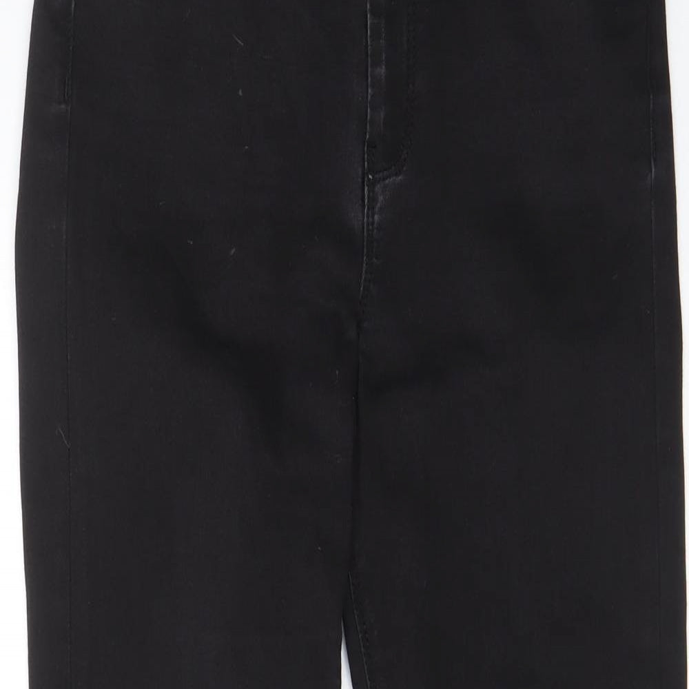 ASOS Womens Black Cotton Skinny Jeans Size 28 in L32 in Regular Zip - Pockets