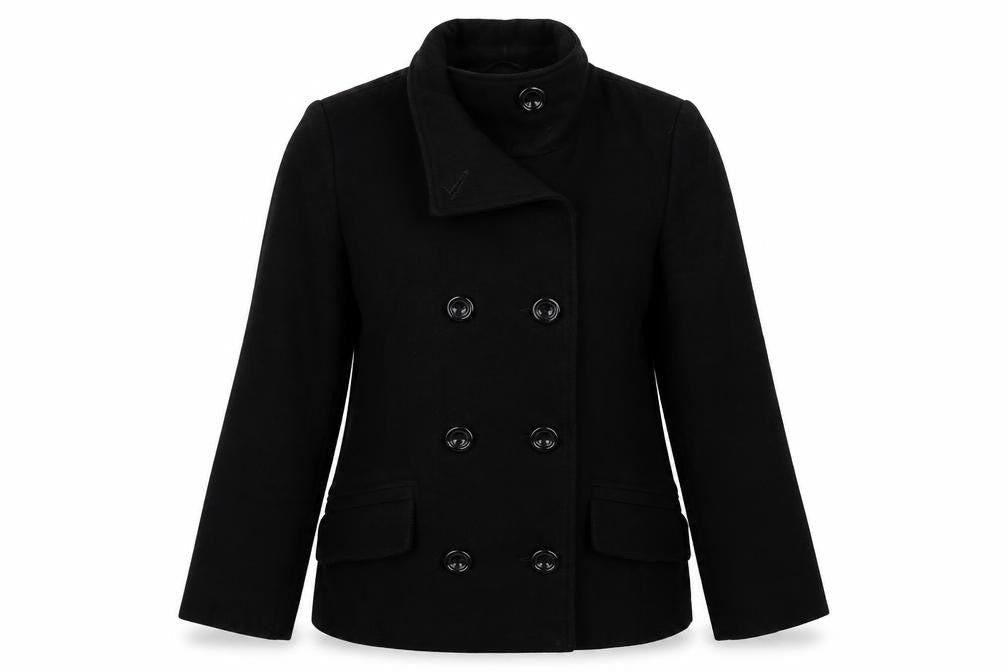 Next Womens Black Jacket Size 12 Button