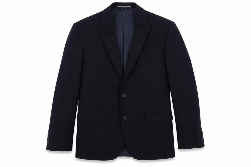 Marks and Spencer Mens Blue Wool Jacket Suit Jacket Size 42 Regular