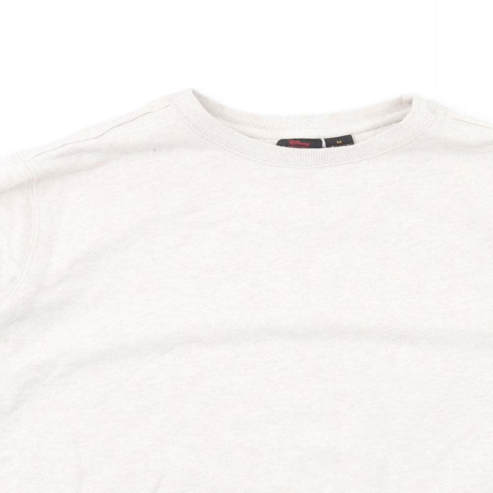 Disney Womens Beige Cotton Pullover Sweatshirt Size M Pullover - The Lion King