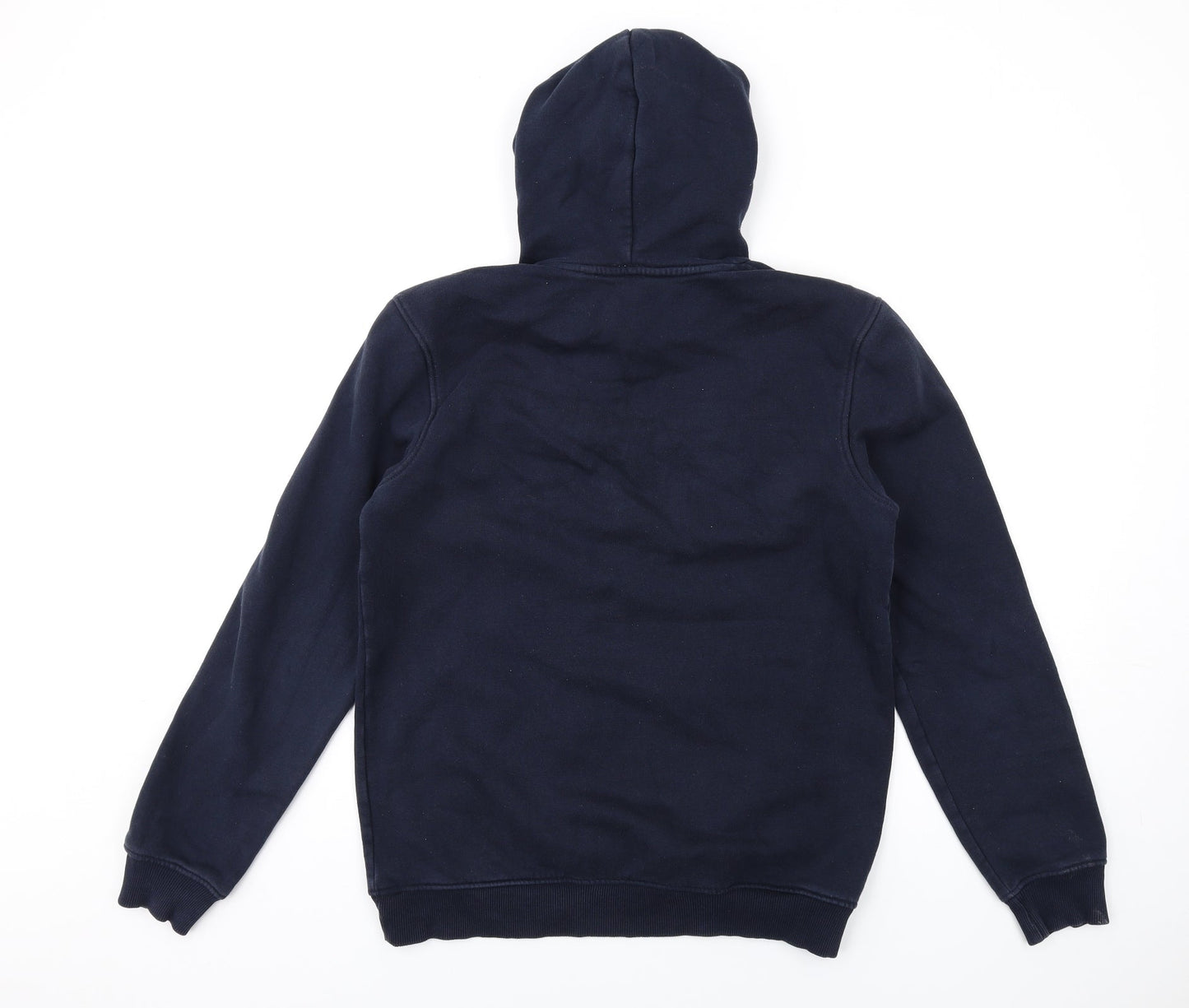 NEXT Mens Blue Cotton Pullover Hoodie Size M