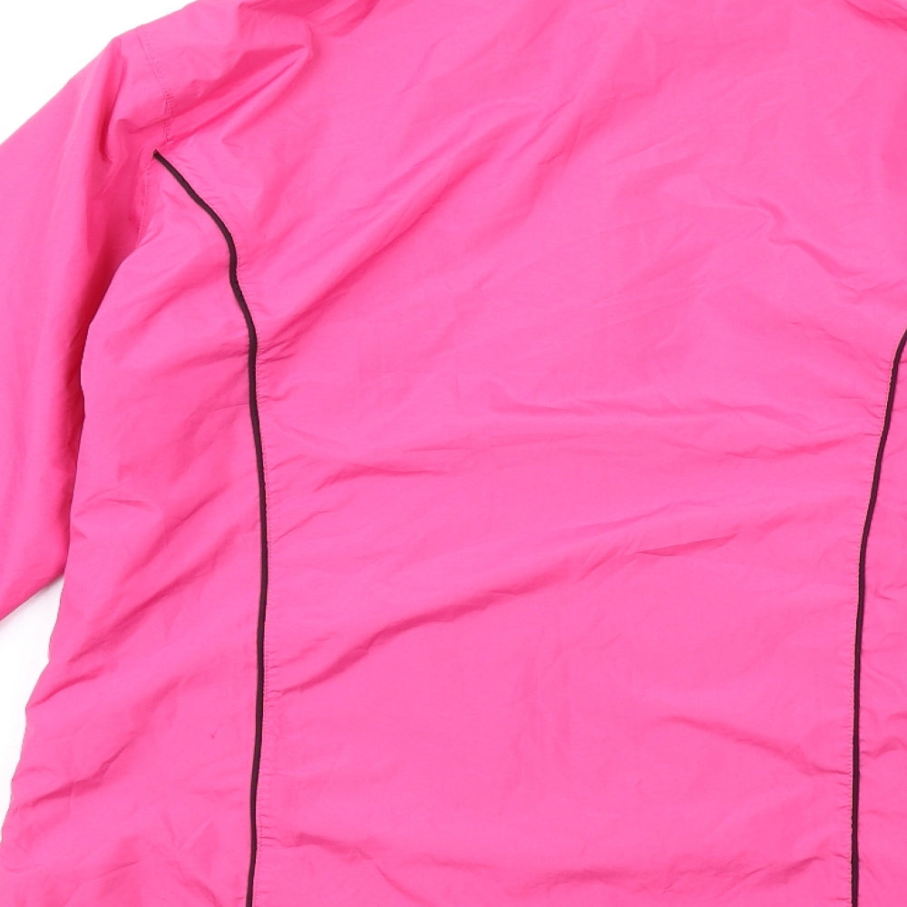Green Lamb Womens Pink Rain Coat Coat Size S Zip