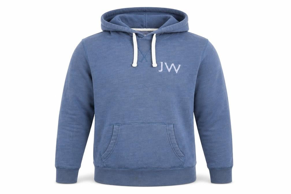 Mens UK XS Regular Jack Wills Blue Pullover Hoodie