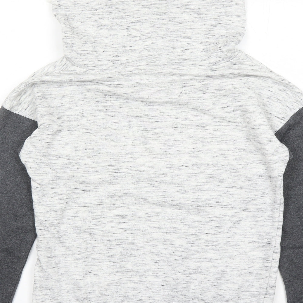 Reebok Mens Grey Cotton Pullover Sweatshirt Size XS