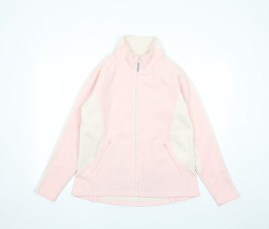 Jack Murphy Womens Pink Jacket Size 16 Zip - Pockets