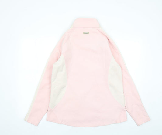 Jack Murphy Womens Pink Jacket Size 16 Zip - Pockets