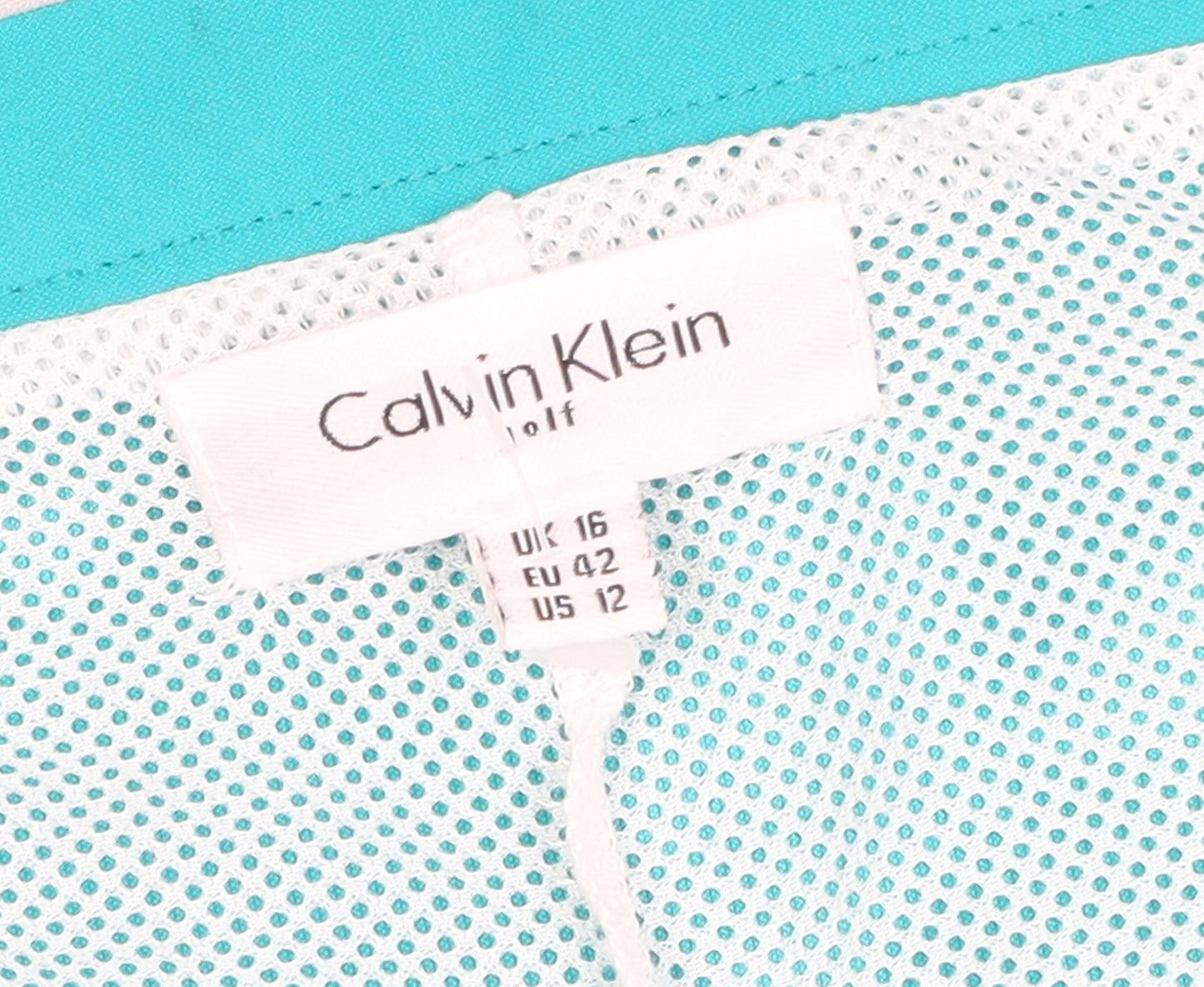 Calvin Klein Women's Blue Athletic Golf Shorts Size 16